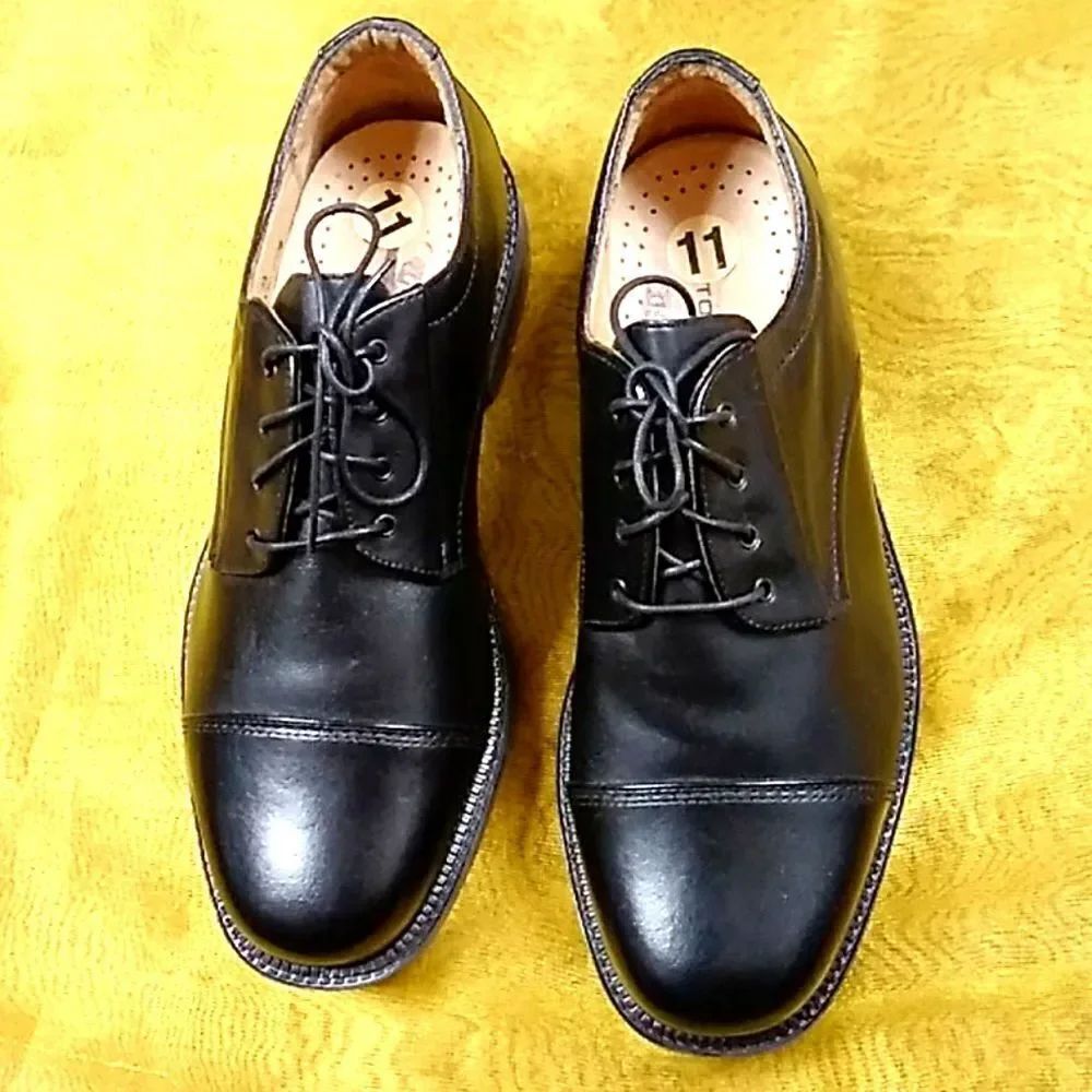 VTG,Bostonian Strada Made in Italy Leather Men Shoes Size 11